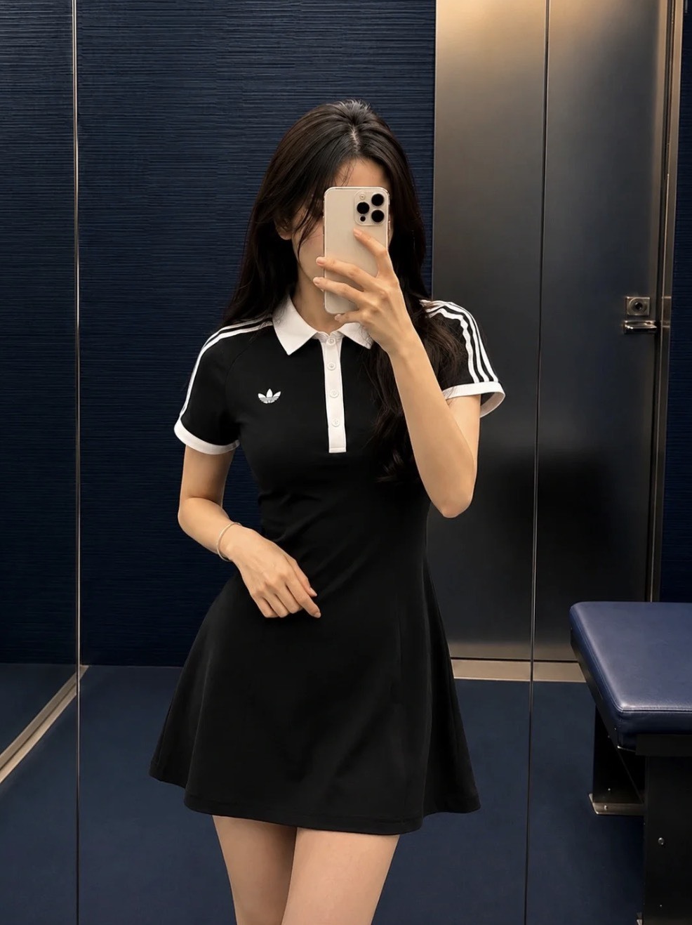 （預購）Adidas Originals 復古POLO網球連身裙🖤
