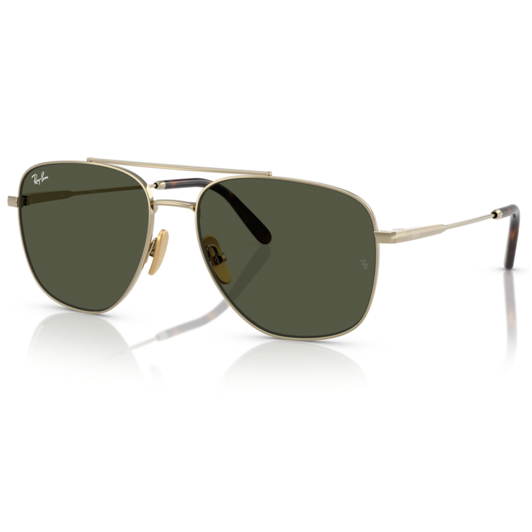 【RayBan】RB8097 926531-59mm 飛行員太陽眼鏡#日本製純鈦系列♣(芒金色|G-15綠色)