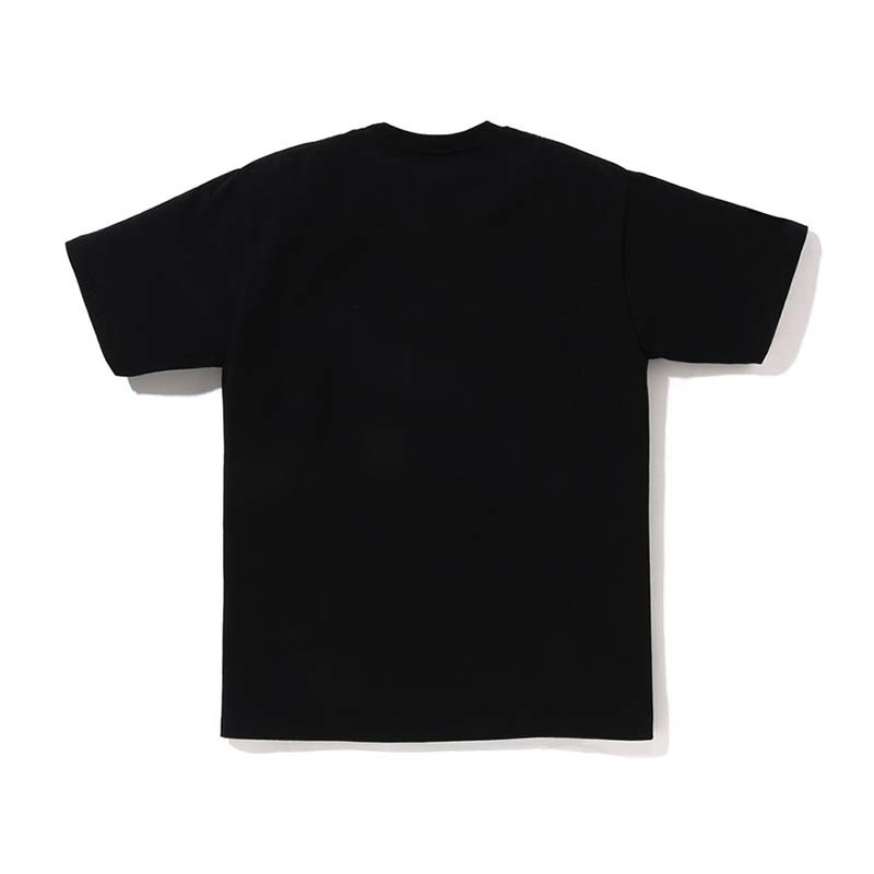 BAPE Trial Camo College Tee 日本製 男版 荊棘迷彩猿人 短袖 黑色 1L30110033-BN [台灣現貨]