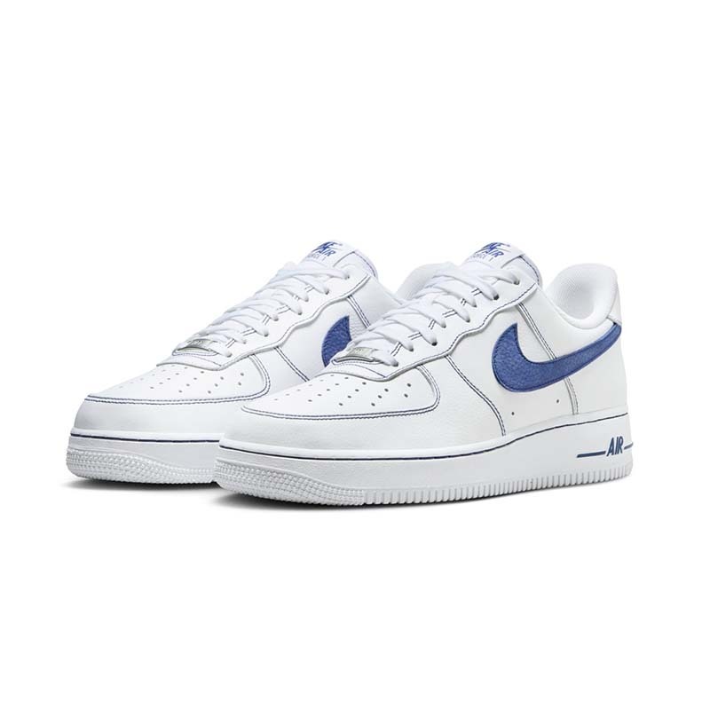 Nike Air Force 1 Low "White Deep Royal Blue" 休閒鞋 白藍 男鞋 HQ2037-100 [台灣現貨]