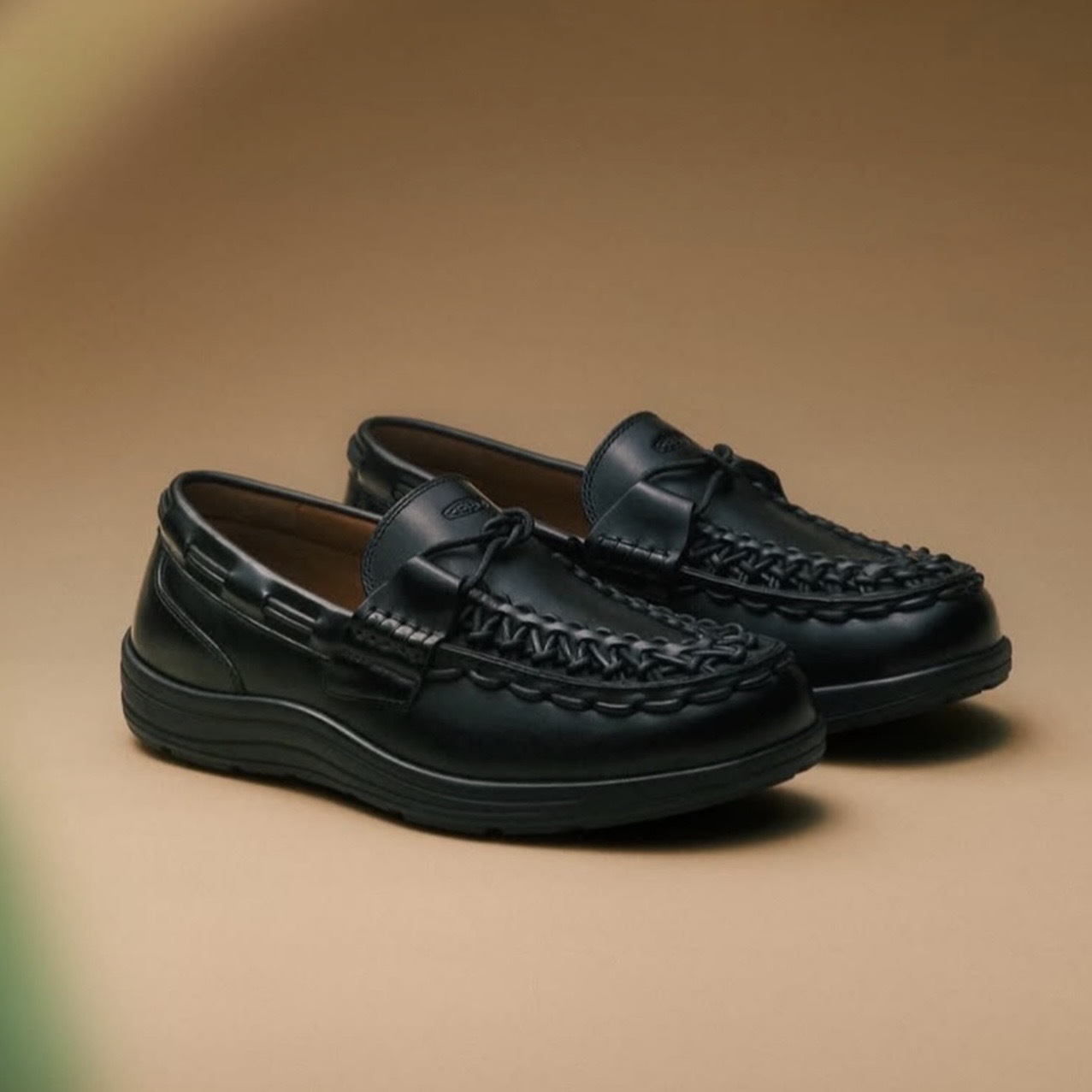 KEEN UNEEK LOAFER 黑色 樂福鞋 編織 懶人鞋 休閒 復古穿搭 男鞋 1032748