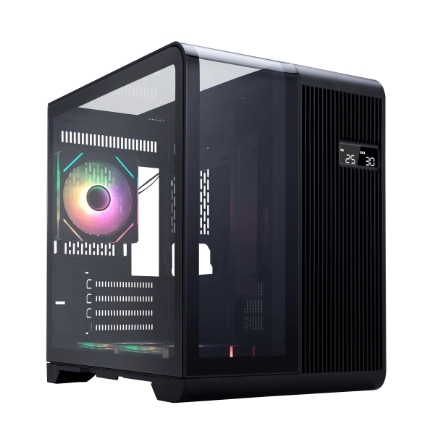 1st Player GM7 ATX Case with 4 ARGB Fans (Black)
