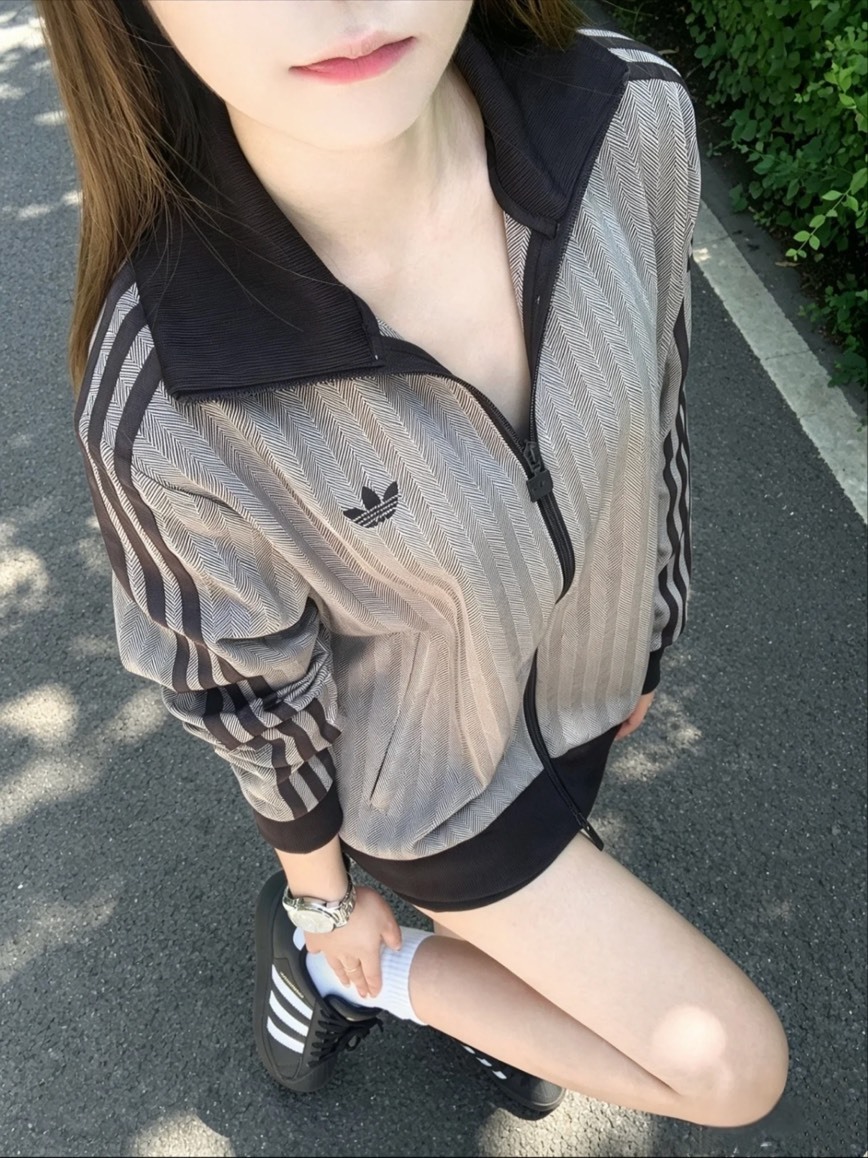 ADIDAS ORIGINALS 條紋 雙拉鏈 外套