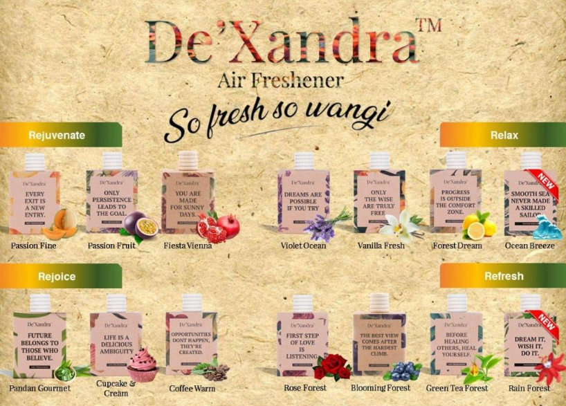 限時優惠 低至 $25個 🇲🇾 馬來西亞 De'Xandra Air Freshener 香薰 (DE666)