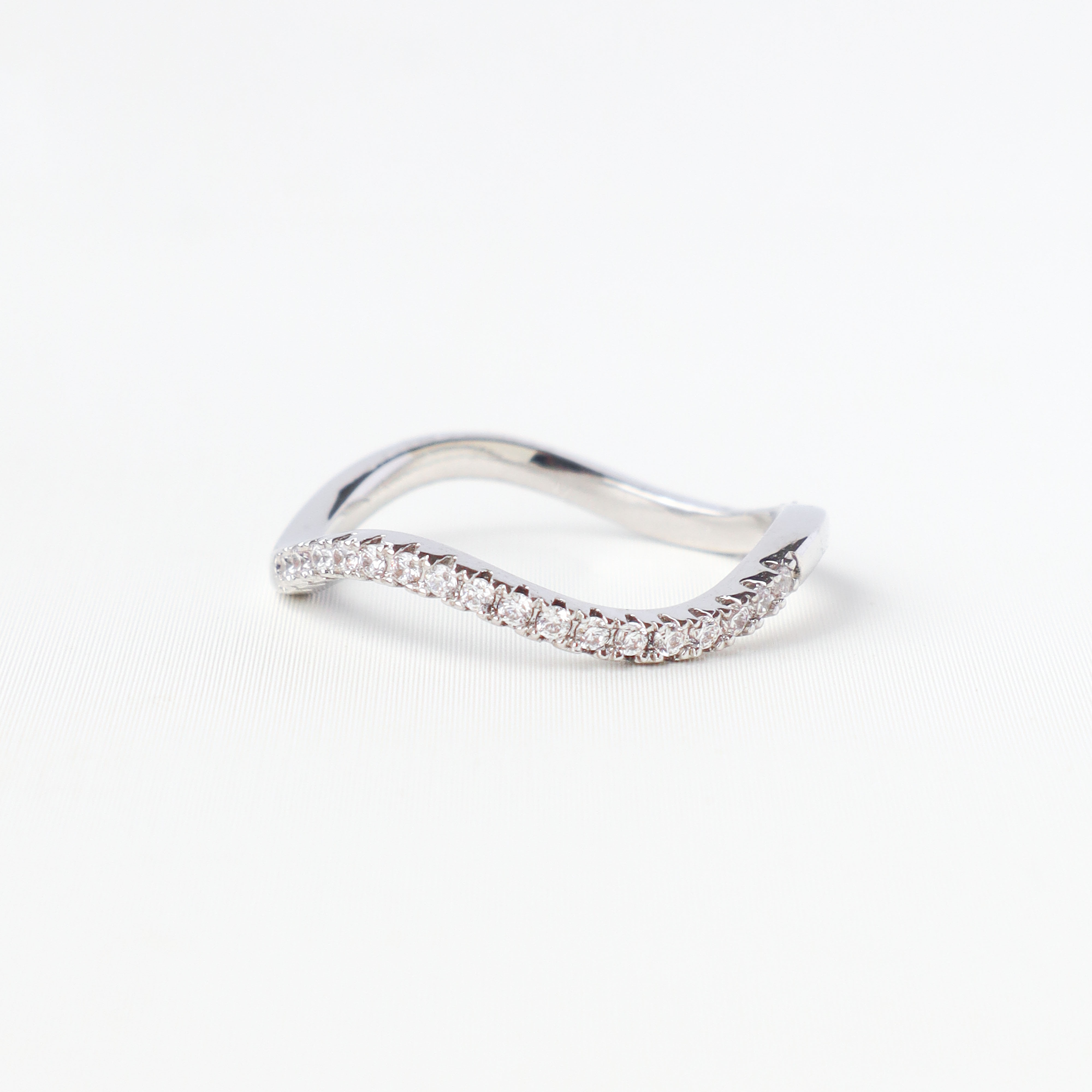 Silver/溫柔波浪戒指