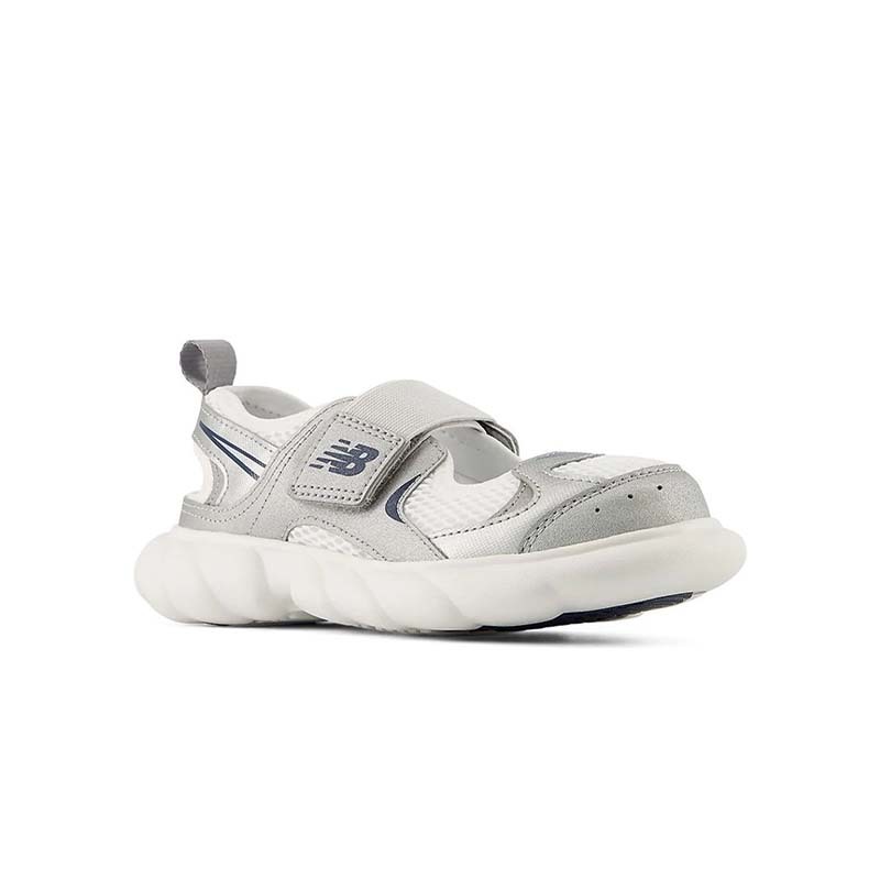 New Balance 230 Hook and Loop 休閒鞋 包頭涼鞋 銀白色 中大童 P23039Z [台灣現貨]
