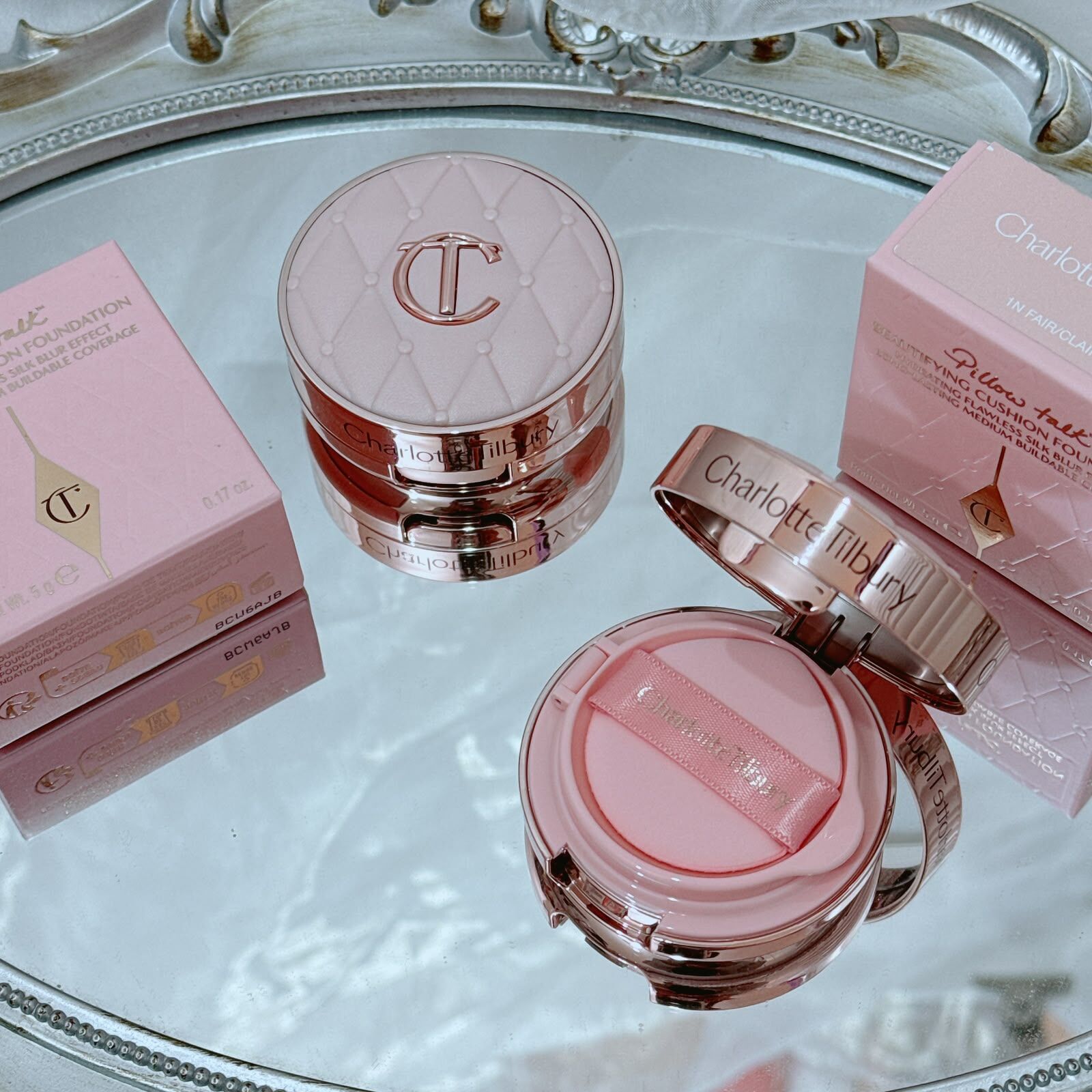 Charlotte Tilbury Mini夢幻柔光粉氣墊 5g (0.5N//1N)