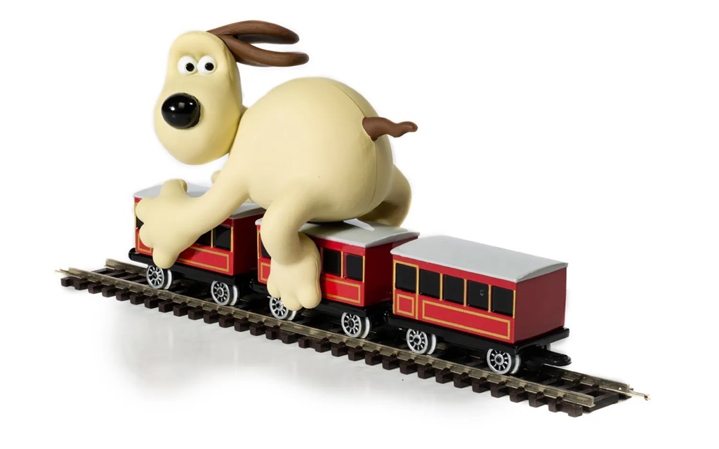 Corgi CC80603 《酷狗寶貝：神奇褲》葛羅米特與客車車廂模型