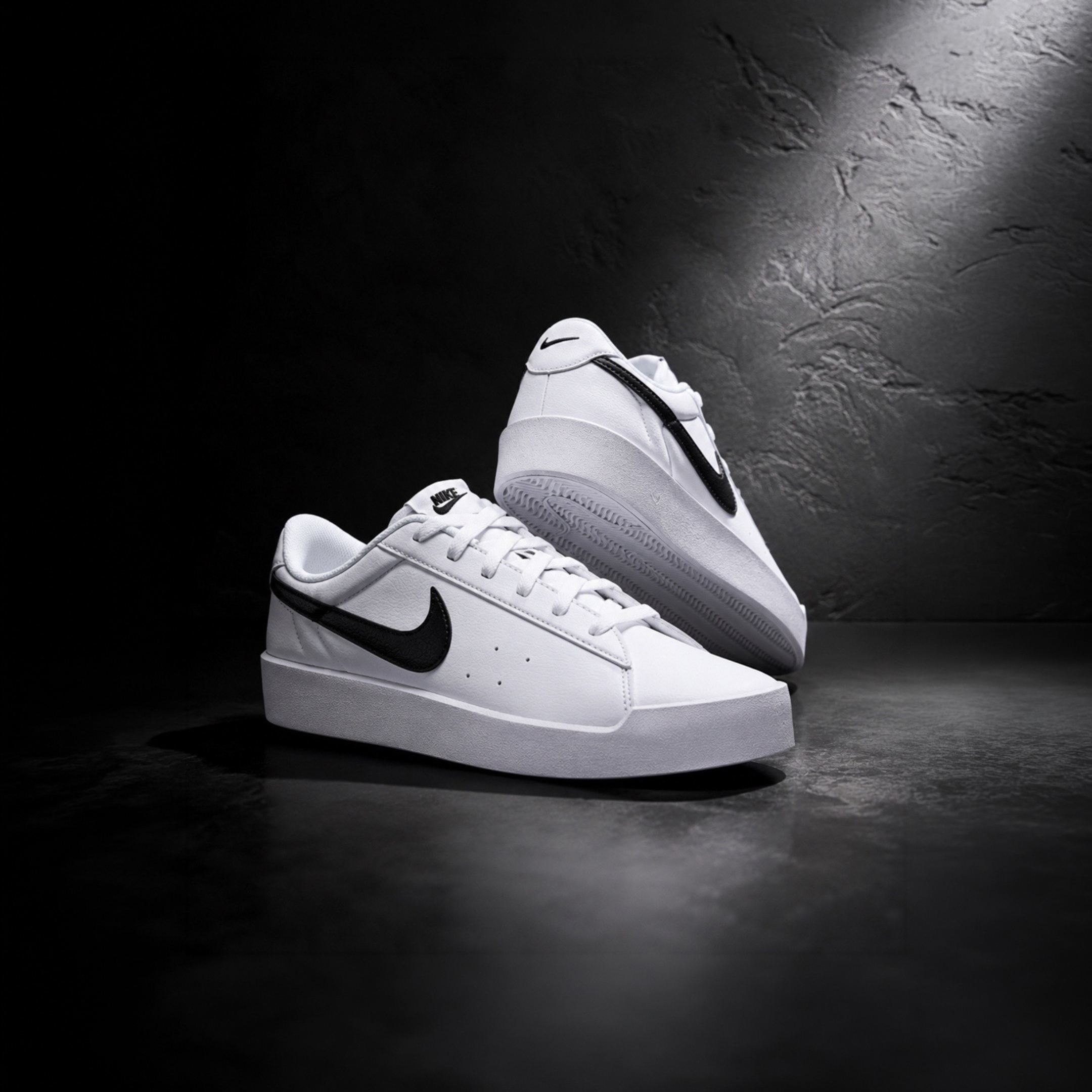 NICEDAY 現貨 Nike Court Heritage SL 白 白黑 純白 板鞋 IQ9750-104