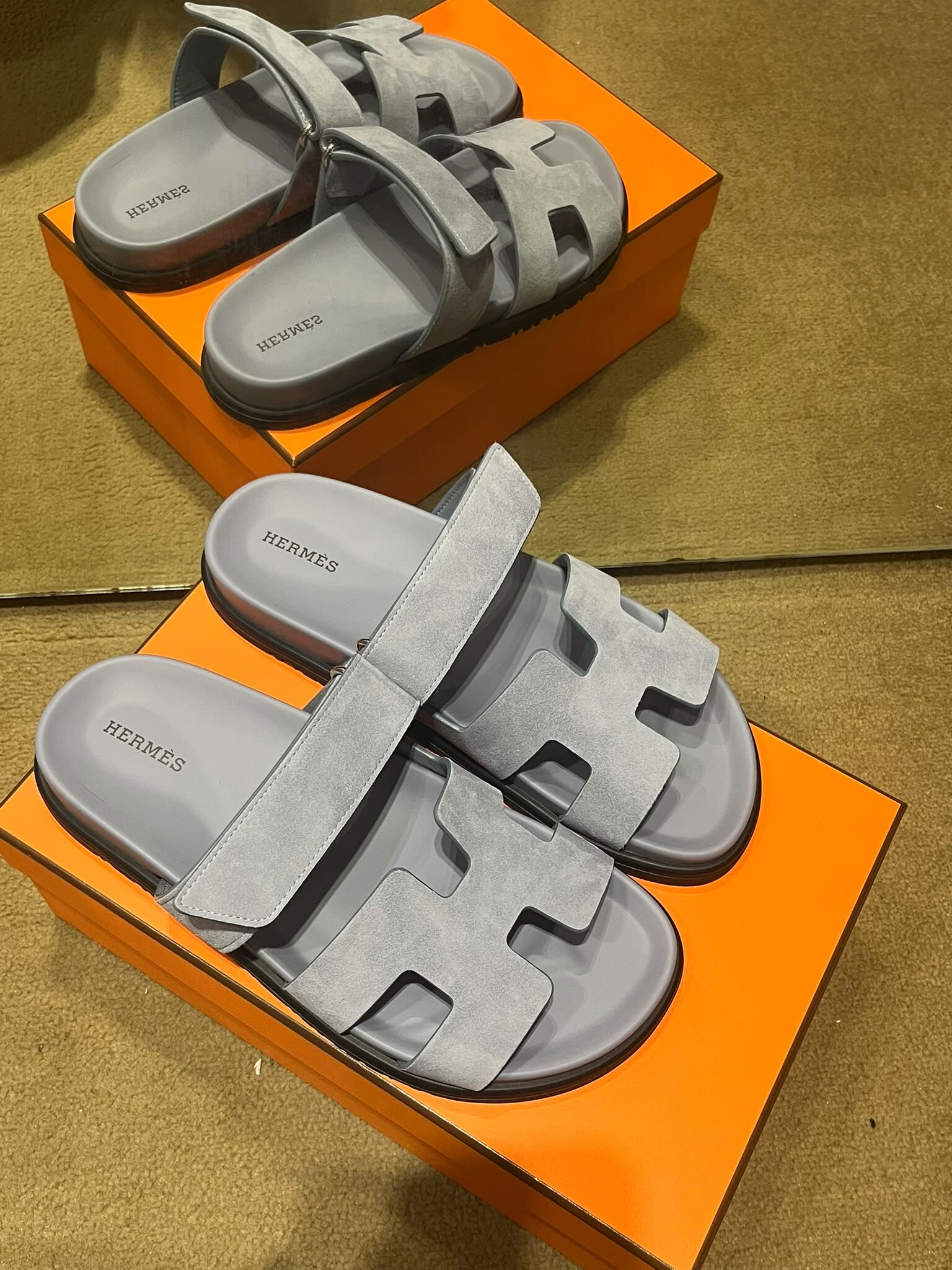 Chypre sandal bleu galet  (可預訂size)
