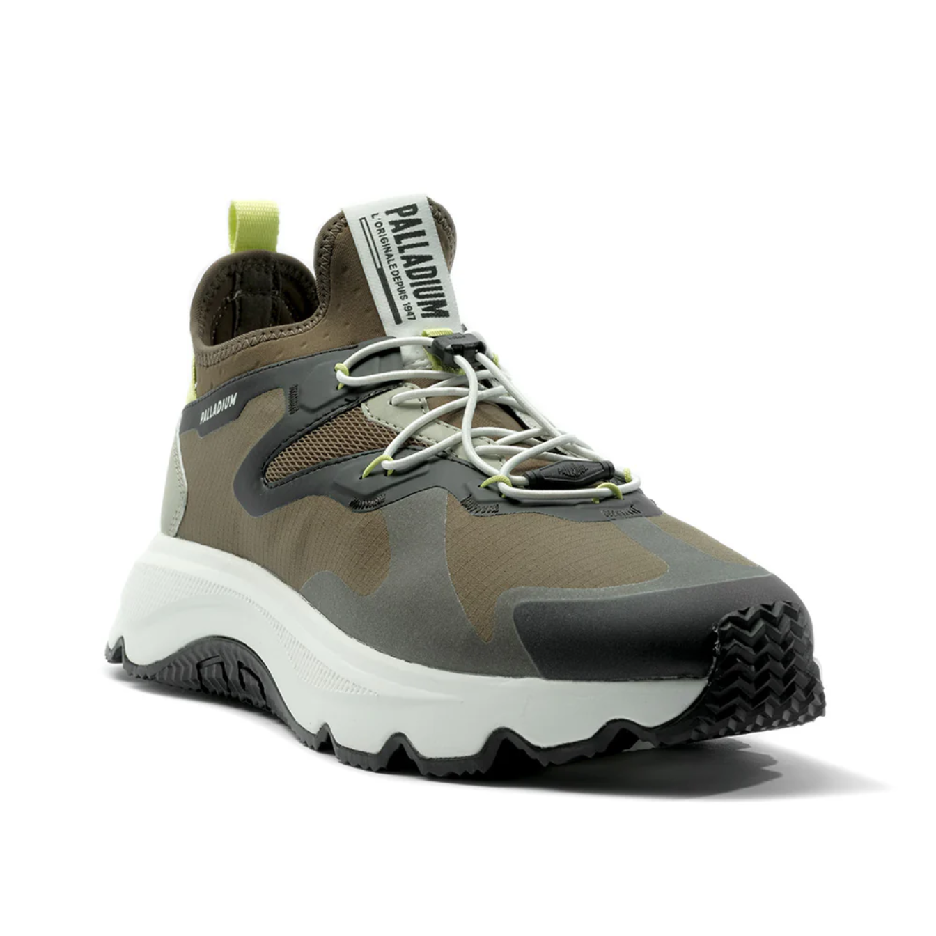 PALLADIUM 休閒鞋 THUNDER LO S 墨綠黑 再生 潮流 機能鞋 男 09164-361