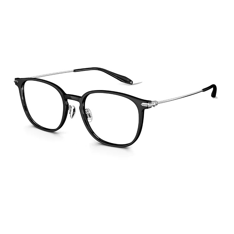 【MOLSION】MJ5175 B10 方圓框光學眼鏡♦(亮黑色) #張凌赫同款