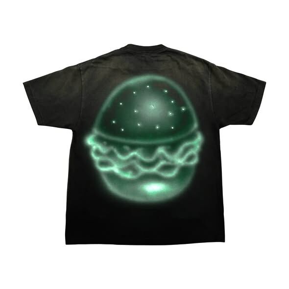 CJ X SPONGEBOB KRABBY PATTY TEE L Travis scott 海綿寶寶漢堡