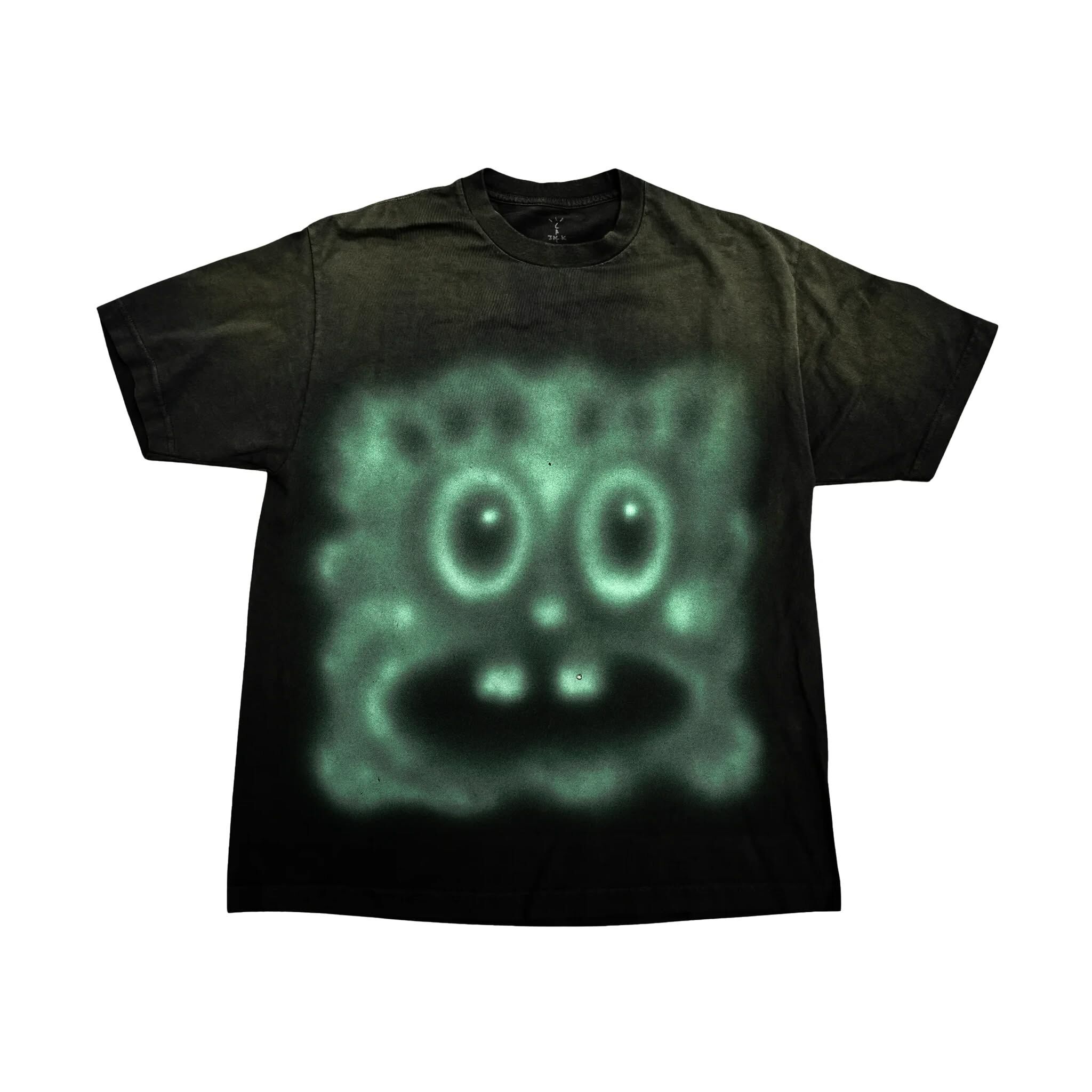 CJ X SPONGEBOB KRABBY PATTY TEE L Travis scott 海綿寶寶漢堡