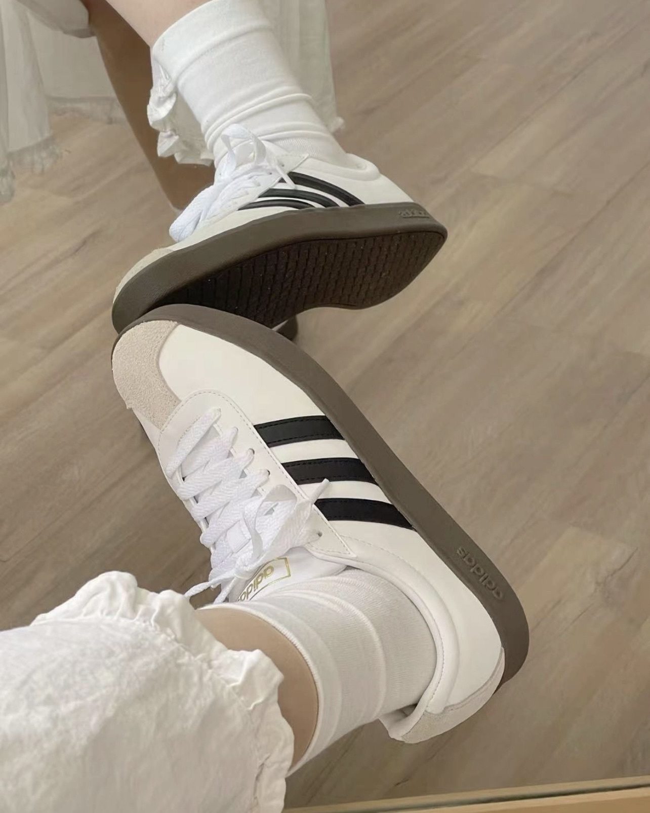 【日本限時連線代購】Adidas VL Court Base 低筒 德訓鞋 休閒鞋 板鞋 ID3711 白黑灰