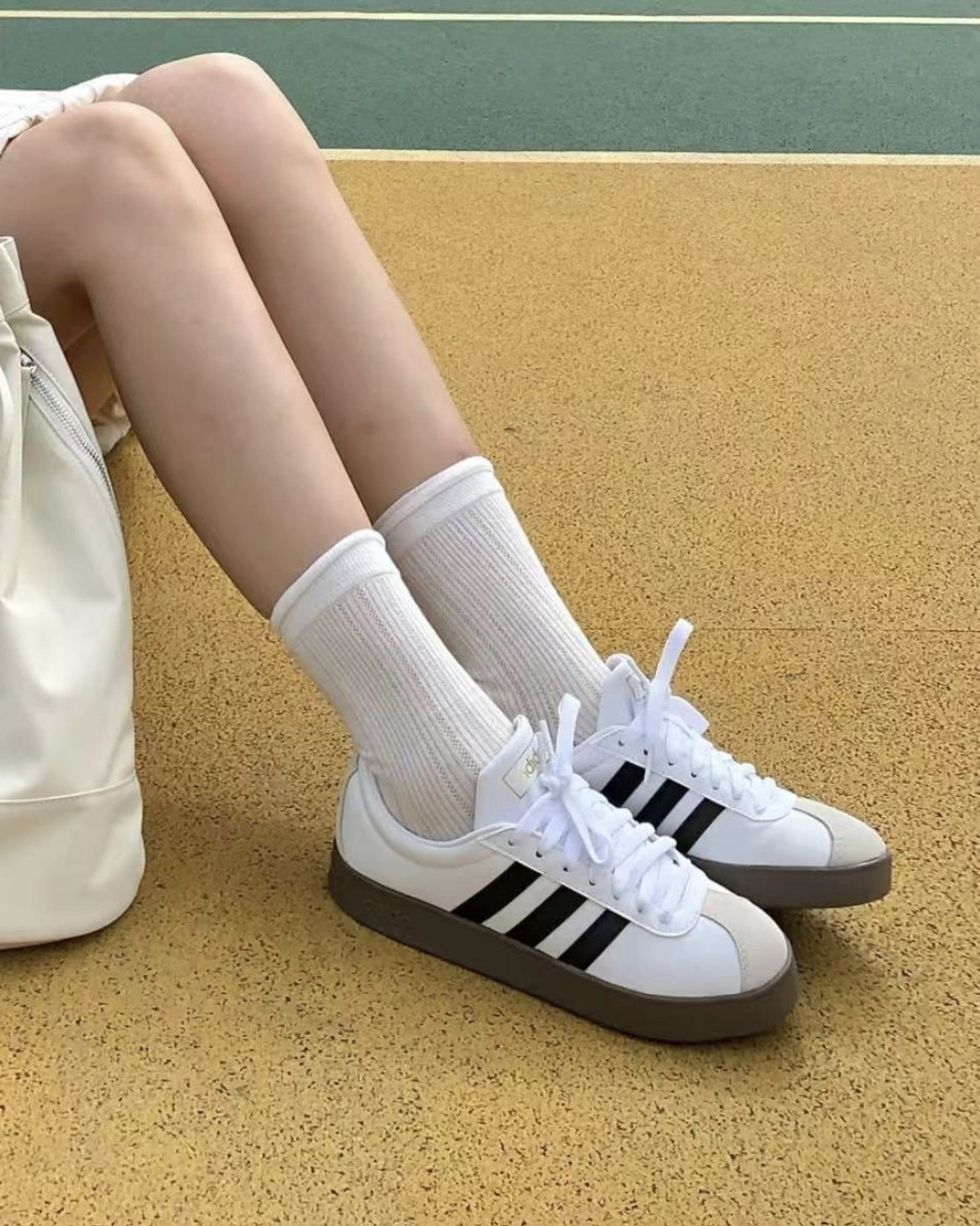 【日本限時連線代購】Adidas VL Court Base 低筒 德訓鞋 休閒鞋 板鞋 ID3711 白黑灰