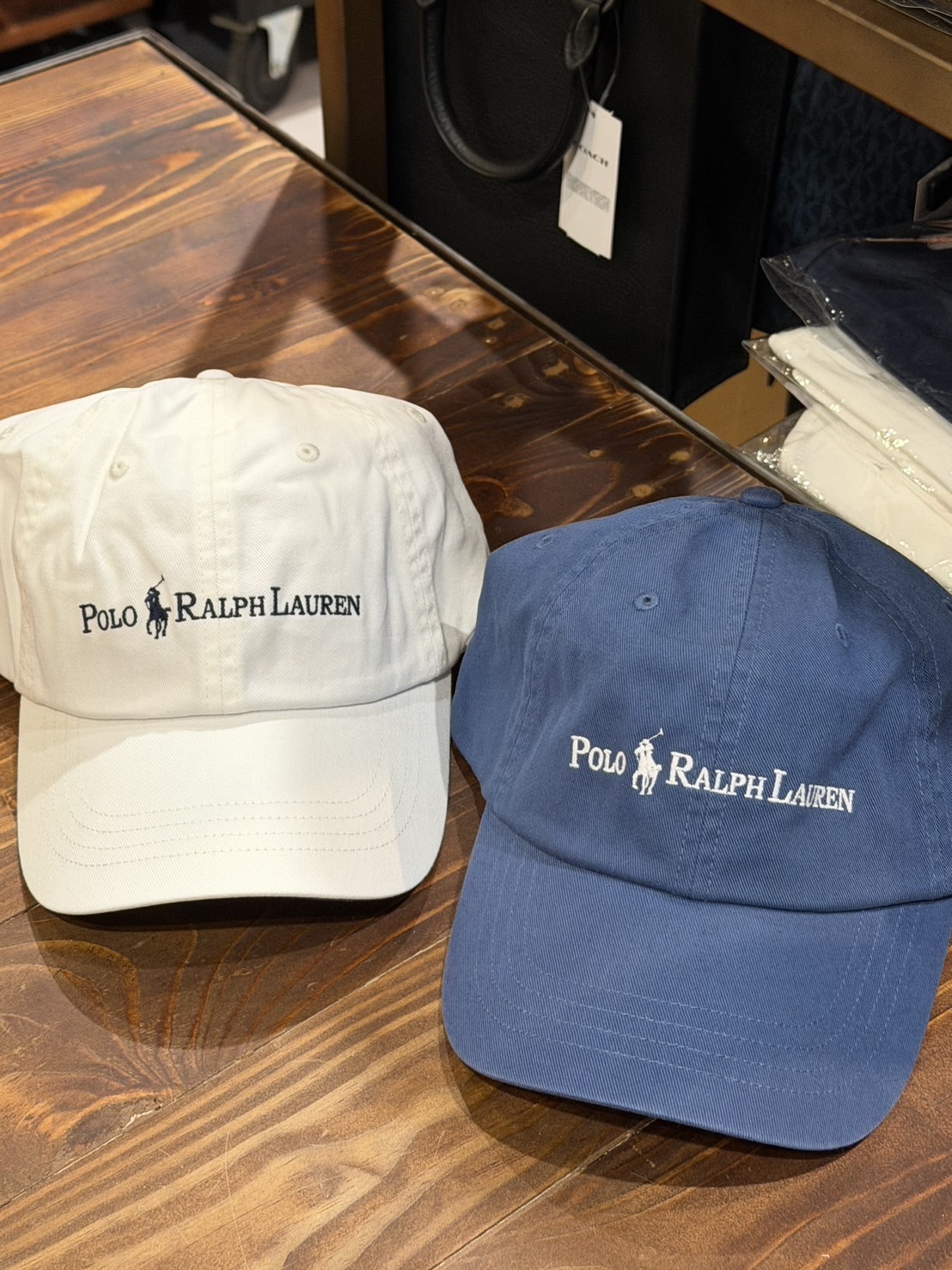 Polo Ralph Lauren 電繡小馬字母 老帽 鴨舌帽 棒球帽