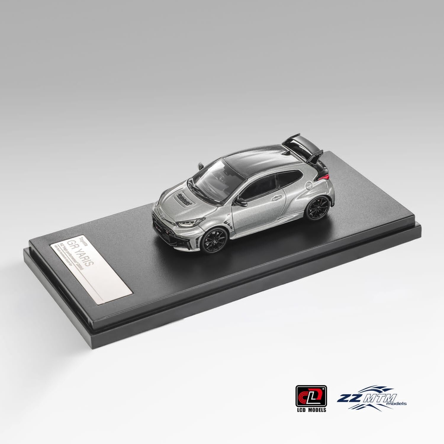 預訂:1/64 LCD Models Toyota GR Yaris Aero Performance Package 2025 with Rear Wing Grey (LCDZZ64001D02-GR )