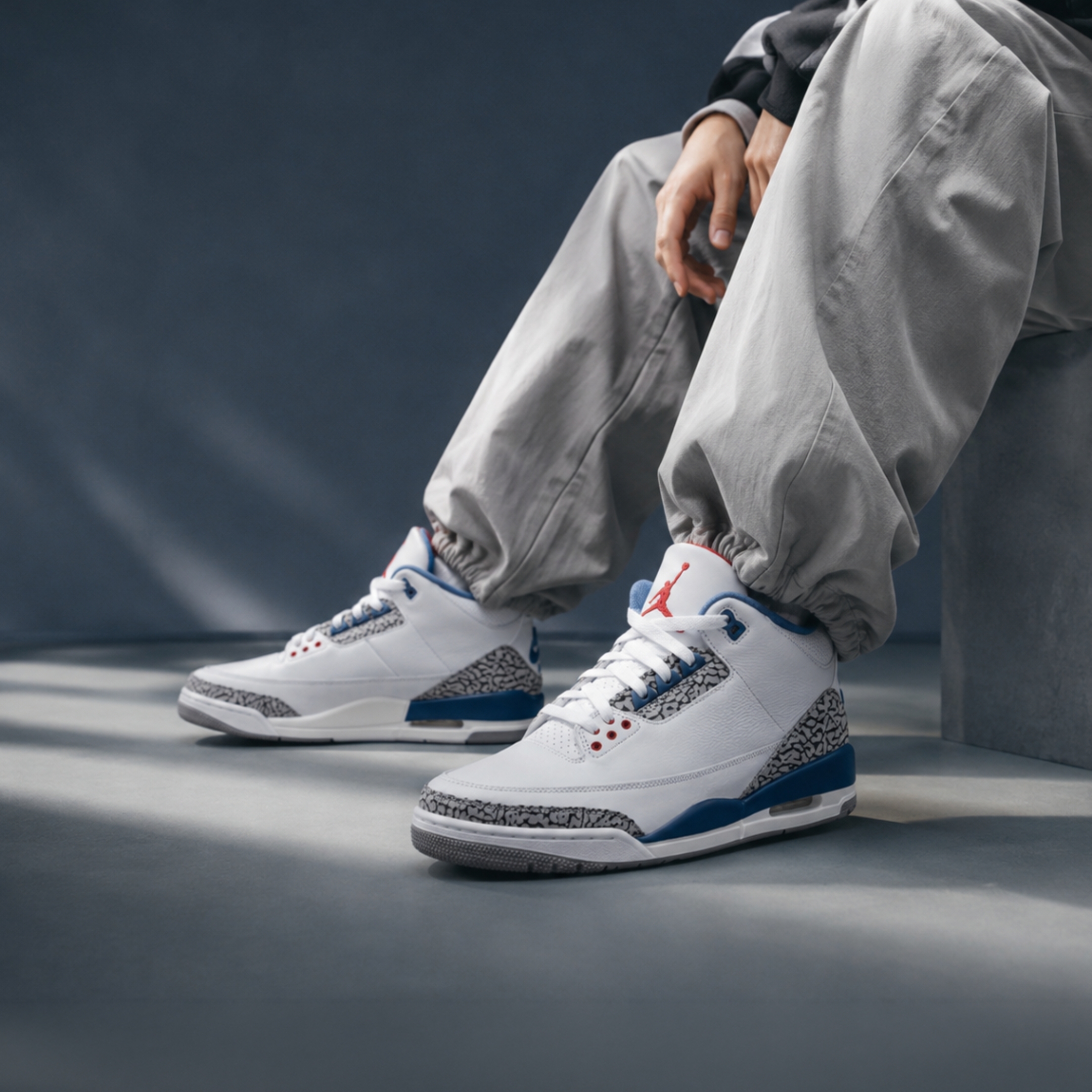 NICEDAY 現貨 Air Jordan 3 "True Blue" 白藍 皇家藍 深藍 藍白 三代 IF4396-104