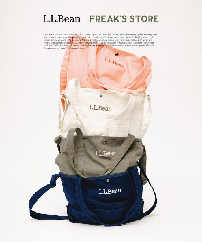 "代購" L.L.Bean × FREAK'S STORE 聯名 2WAY 雙用托特包