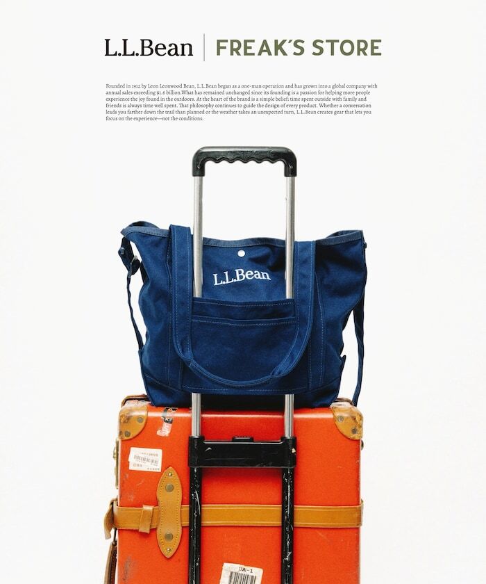 "代購" L.L.Bean × FREAK'S STORE 聯名 2WAY 雙用托特包
