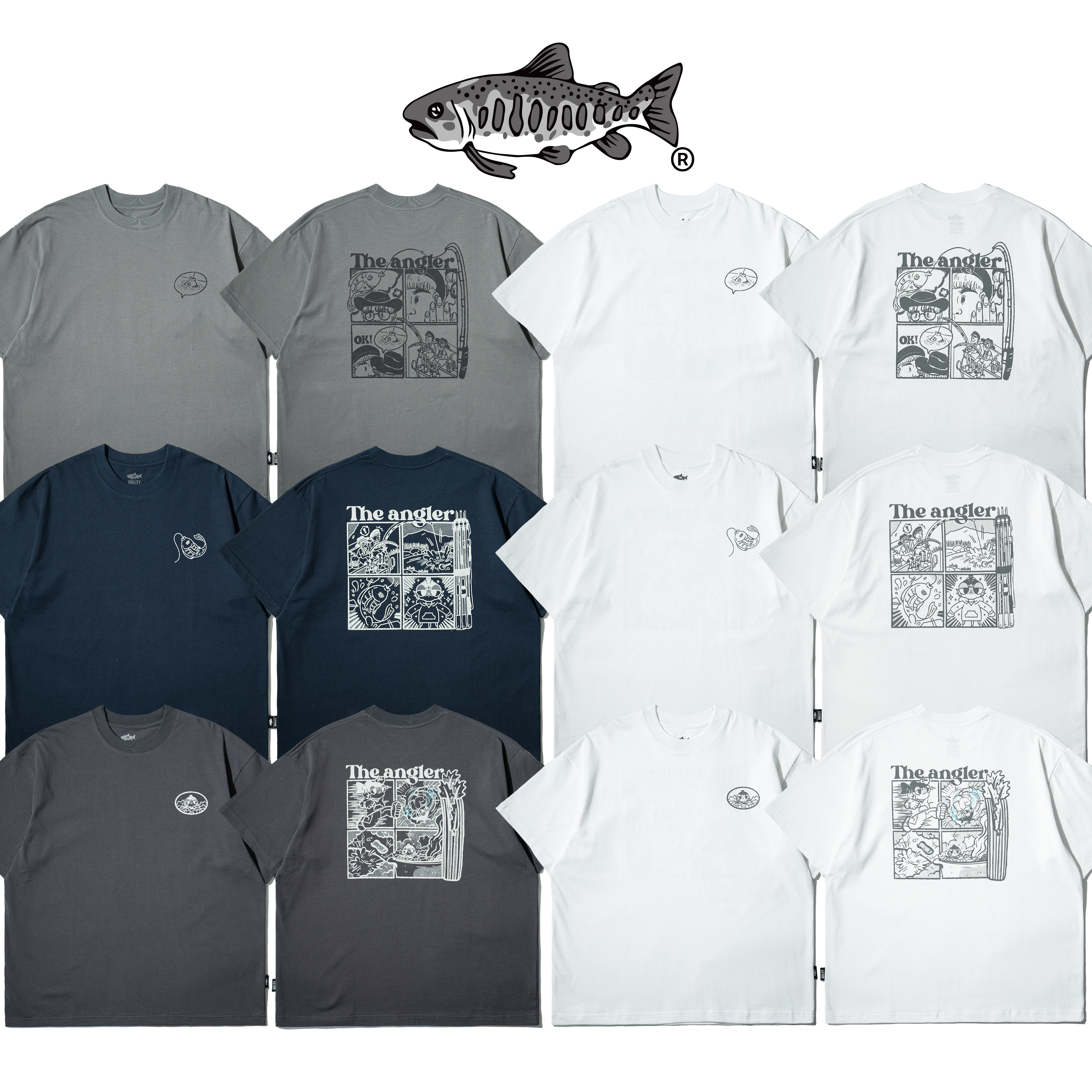 AGILITY Image Heavy Tee / Go Fishing 去釣魚 短袖Tee [RS6-GOS]
