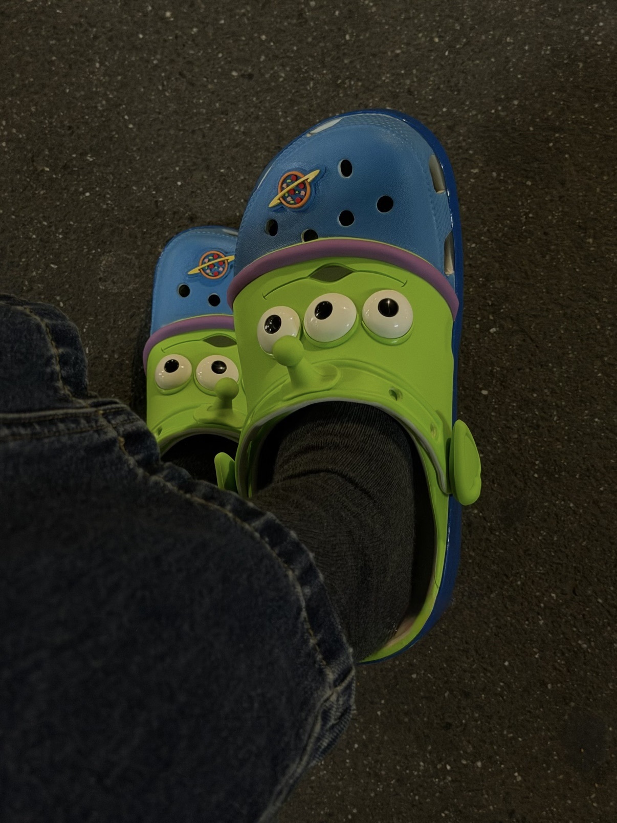 （預購）CROCS X Toy Story Alien 夜光版 親子鞋 懶人鞋