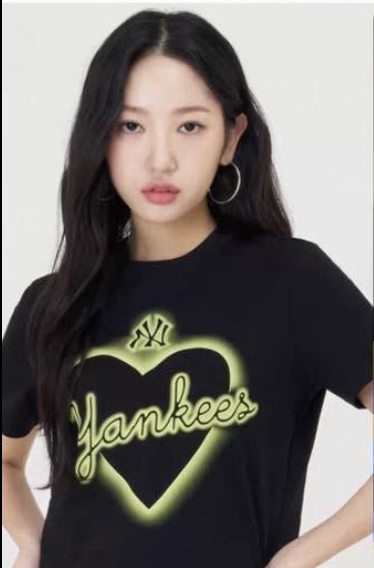 韓國 MLB 心形圖案TEE（K7 MLB240）