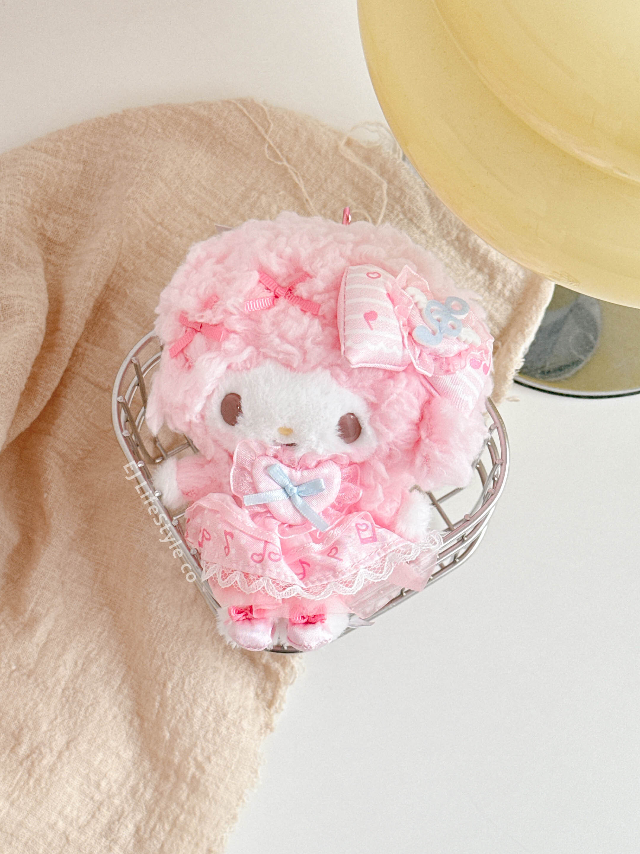 🇯🇵 SANRIO 三麗鷗家族 彼安諾 小羊生日演奏會系列 芭蕾 蕾絲 緞帶 吊飾 鑰匙圈 / 現貨