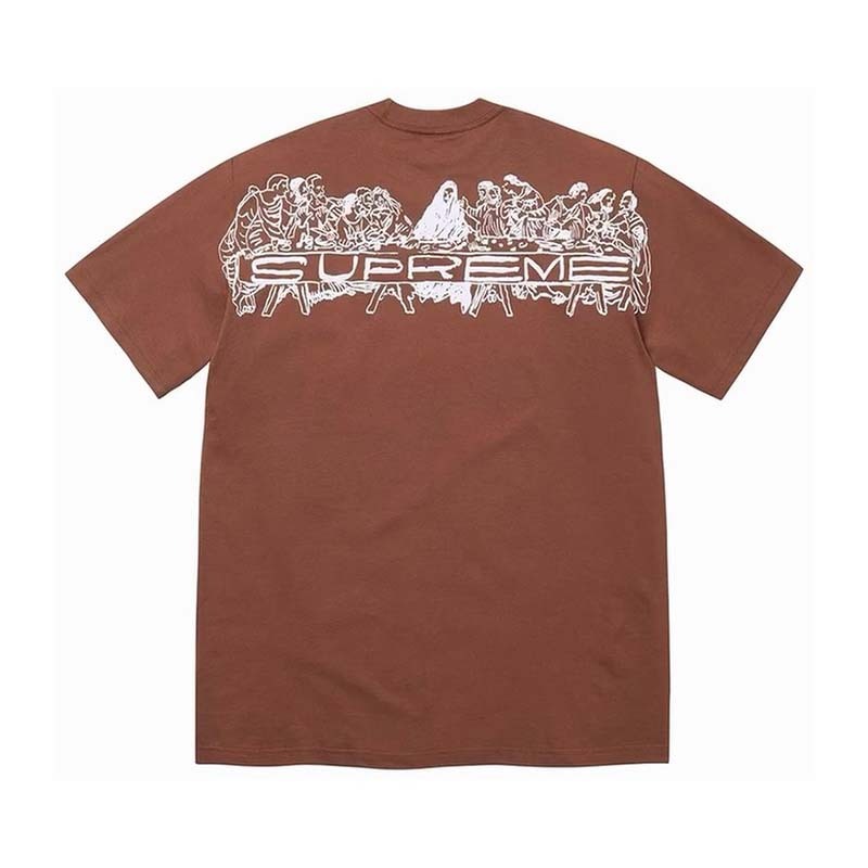 Supreme Supper Tee Brown 最後的晚餐 短袖 咖啡色 SS26T62-BN [台灣現貨]