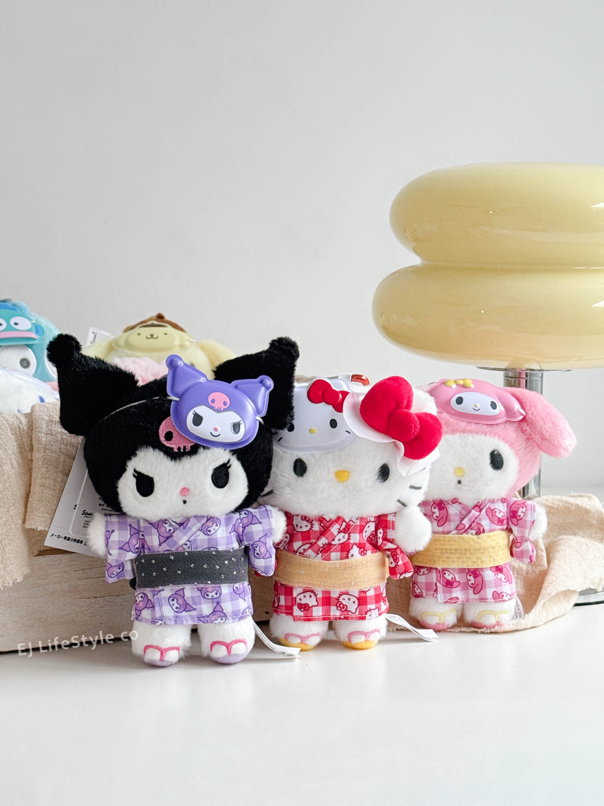 🇯🇵 SANRIO 三麗鷗家族 HELLO KITTY 夏日浴衣系列 煙火 祭典 大耳狗 花小兔 布丁狗 彼安諾 吊飾 鑰匙圈 / 現貨