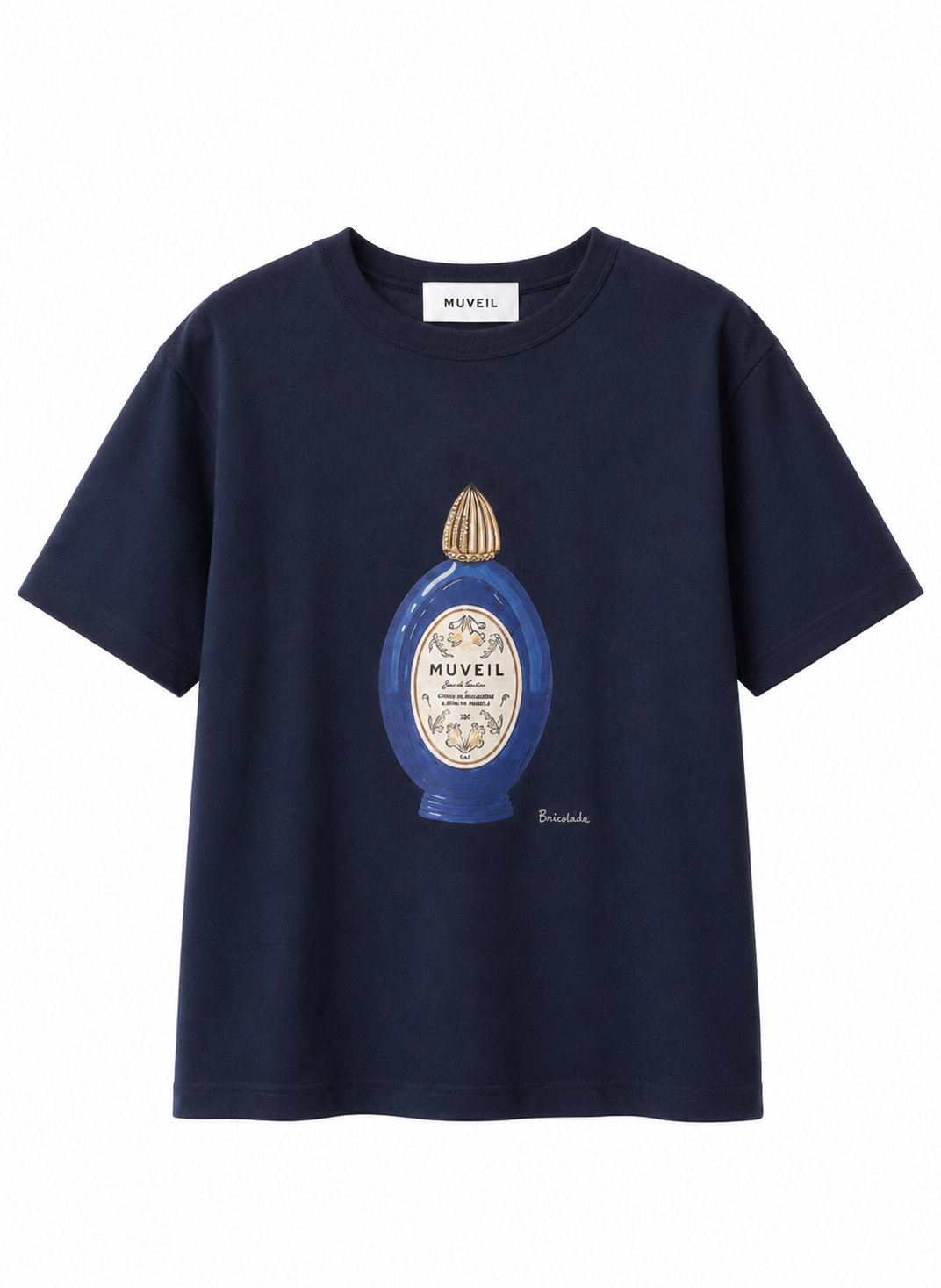 香水瓶設計棉T-shirt