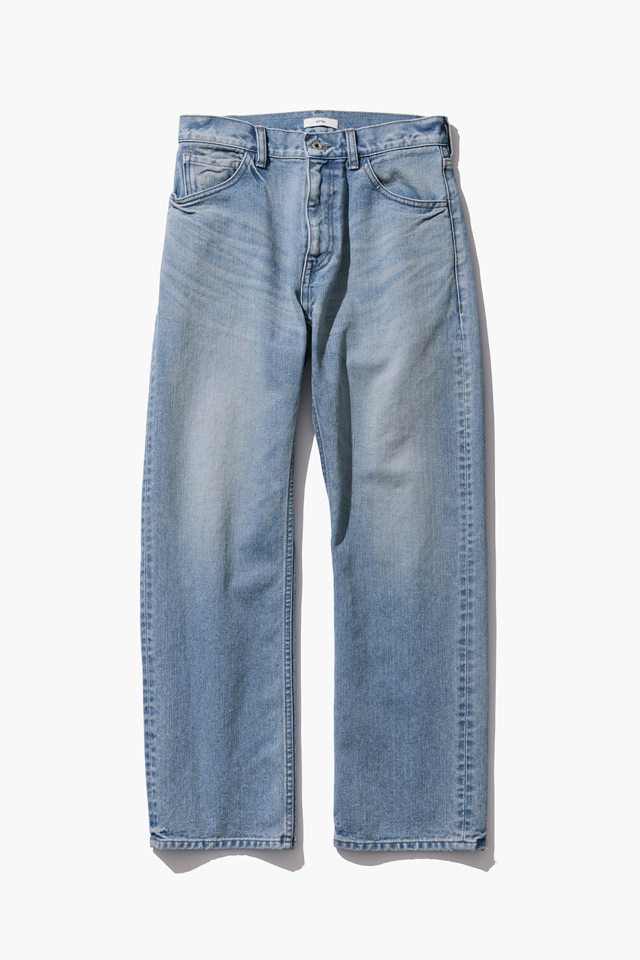 ATON DENIM STRAIGHT PANTS