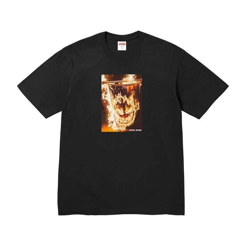Supreme Spitfire Flag Tee Black 火焰旗幟 短袖 黑色 SS26T63-BK [台灣現貨]