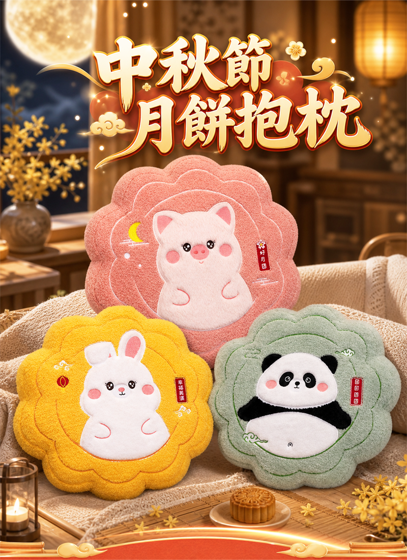 中秋節 月餅抱枕 AUT2638