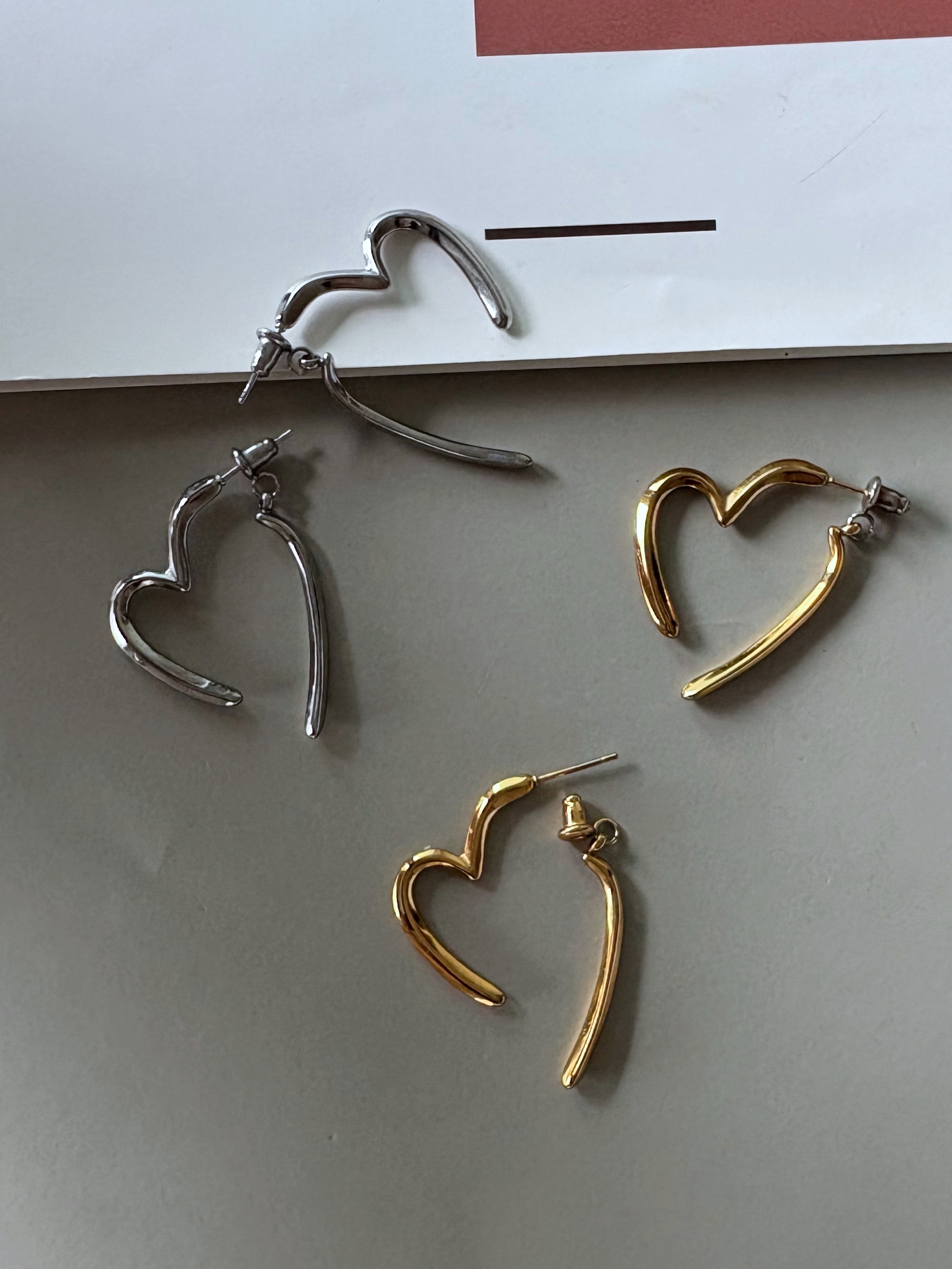 half heart pierce