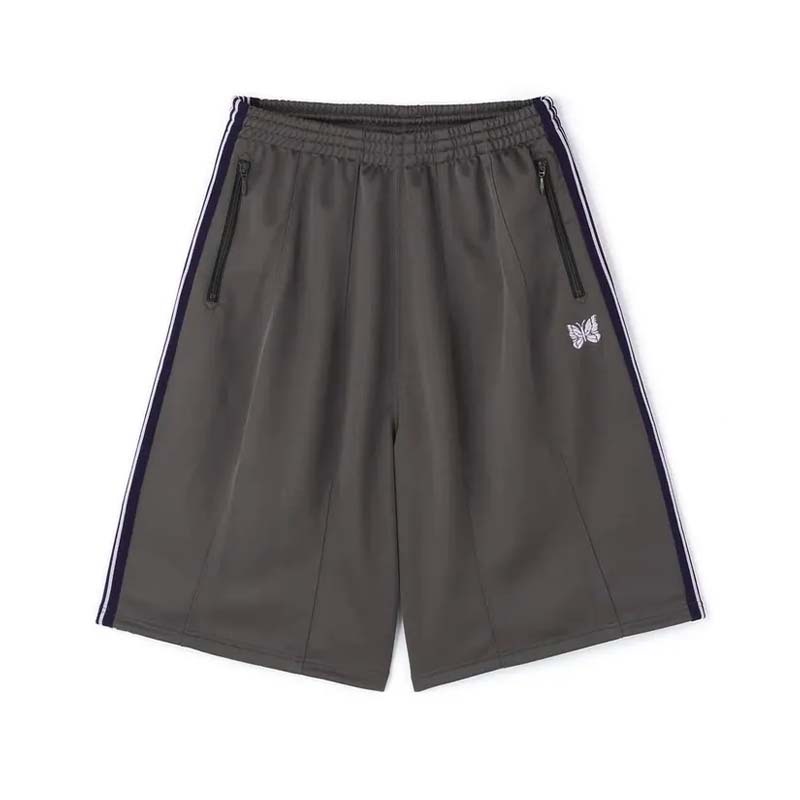 NEEDLES 別注款 H.D Track Shorts - Poly Smooth 短褲 灰紫色 SX1522-CL [台灣現貨]