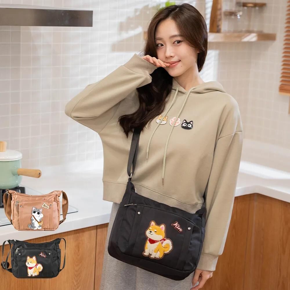 小灰貓柴犬寶袋包【現貨成品】