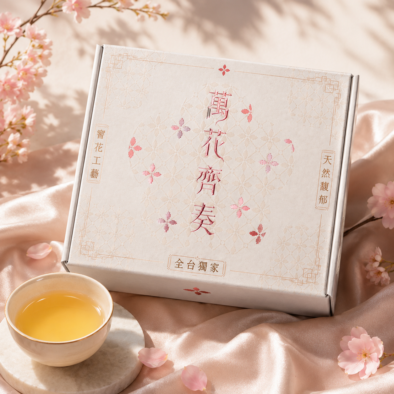 【萬花齊奏】三窨花香禮盒｜半斤組（任選2款/共4包）【不適用折扣】