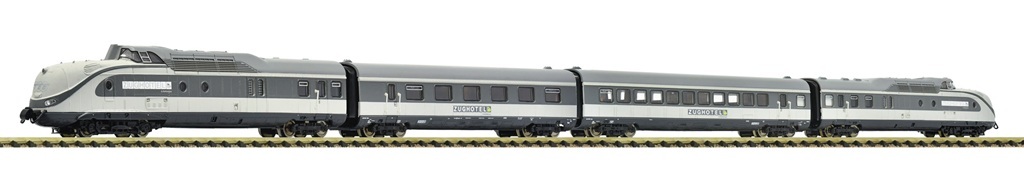 Fleischmann 7760009 N規 BR 601 型柴油動車組「Zughotel（列車飯店）」4 節編組