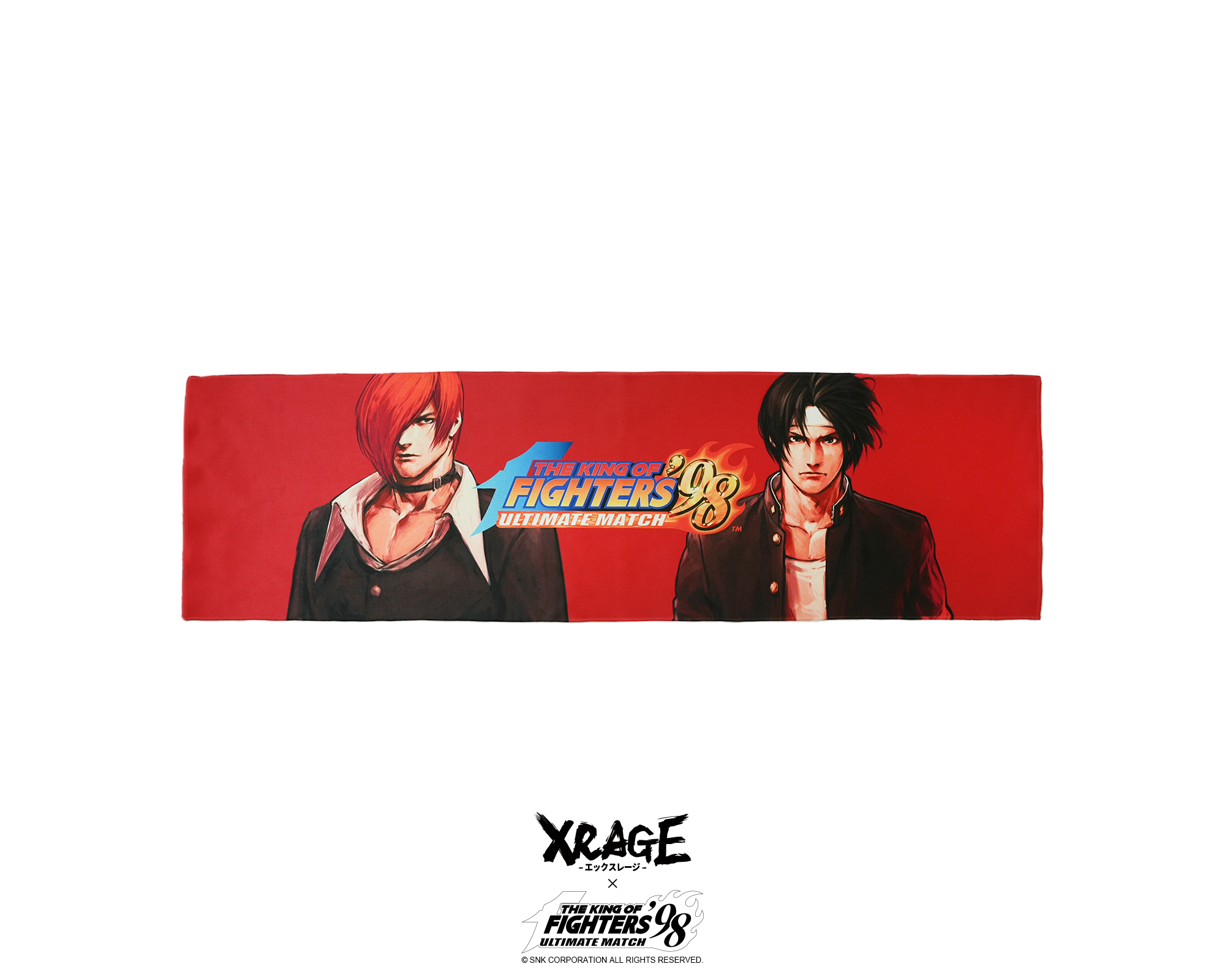 KOF 八神庵　草薙京　クロス KOF '98 UM × XRAGE 八神庵 VS 草薙京 タオル