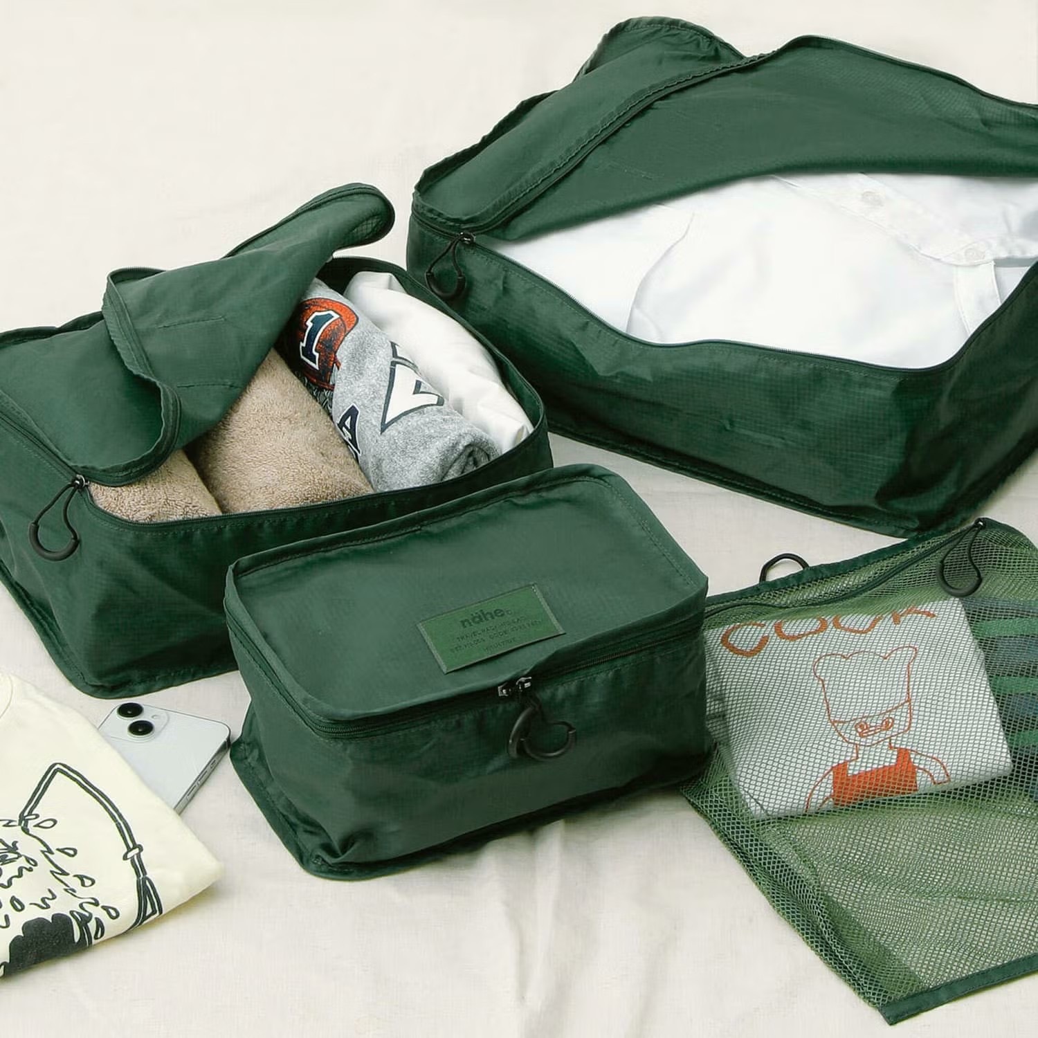 【預購】 NÄHE 旅行分類整理收納包6入組 6色 CHENBAG