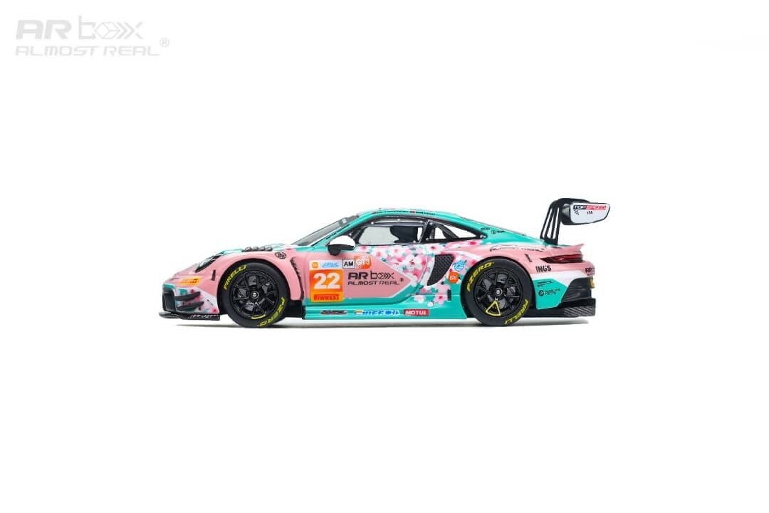 預訂:1/64 Almost Real Porsche 911 GT3 R 2026 China GT Ningbo Absolute Racing #22 (640007001)