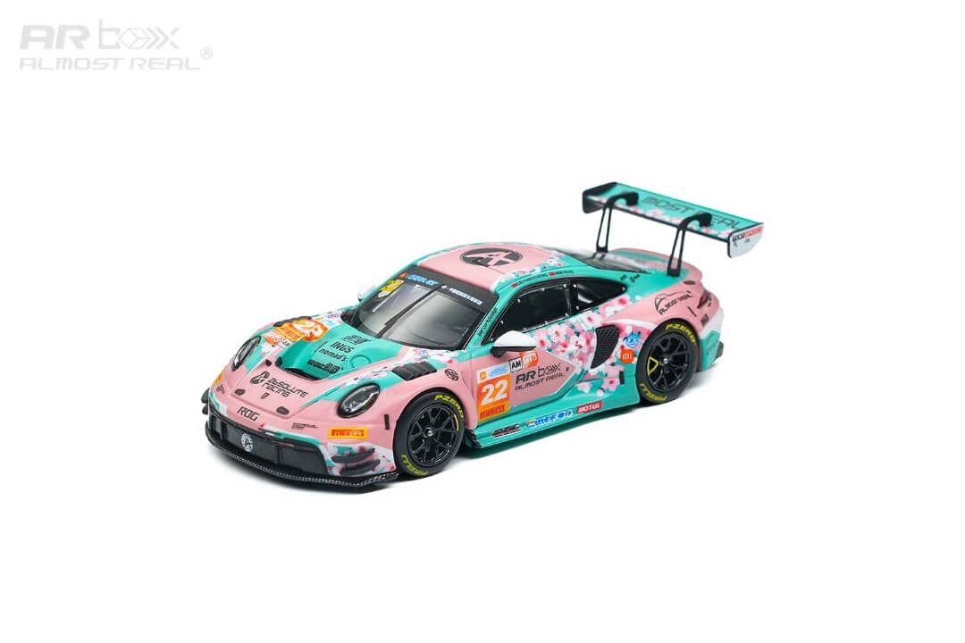 預訂:1/64 Almost Real Porsche 911 GT3 R 2026 China GT Ningbo Absolute Racing #22 (640007001)