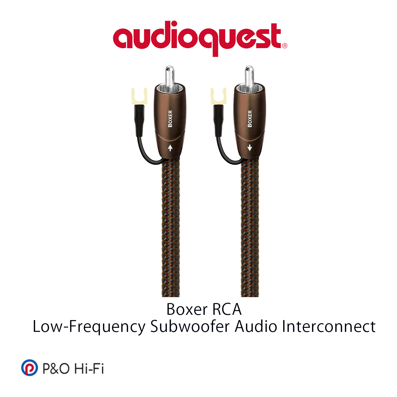 AudioQuest Boxer（拳師犬） RCA 超低音訊號線