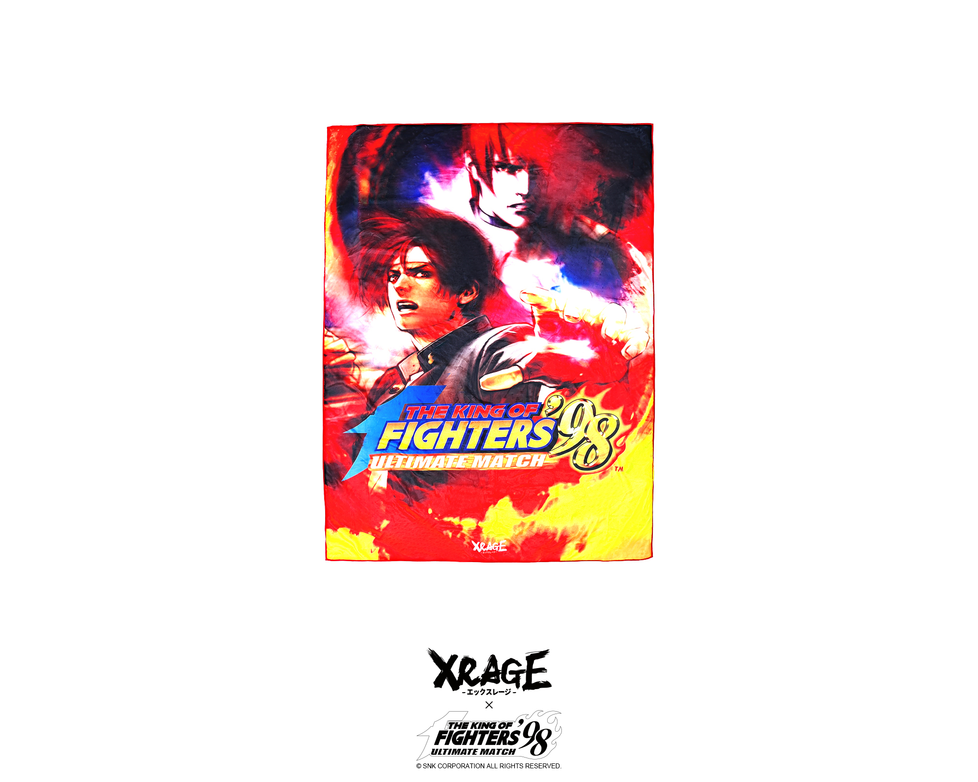 KOF98主視覺海報毛毯