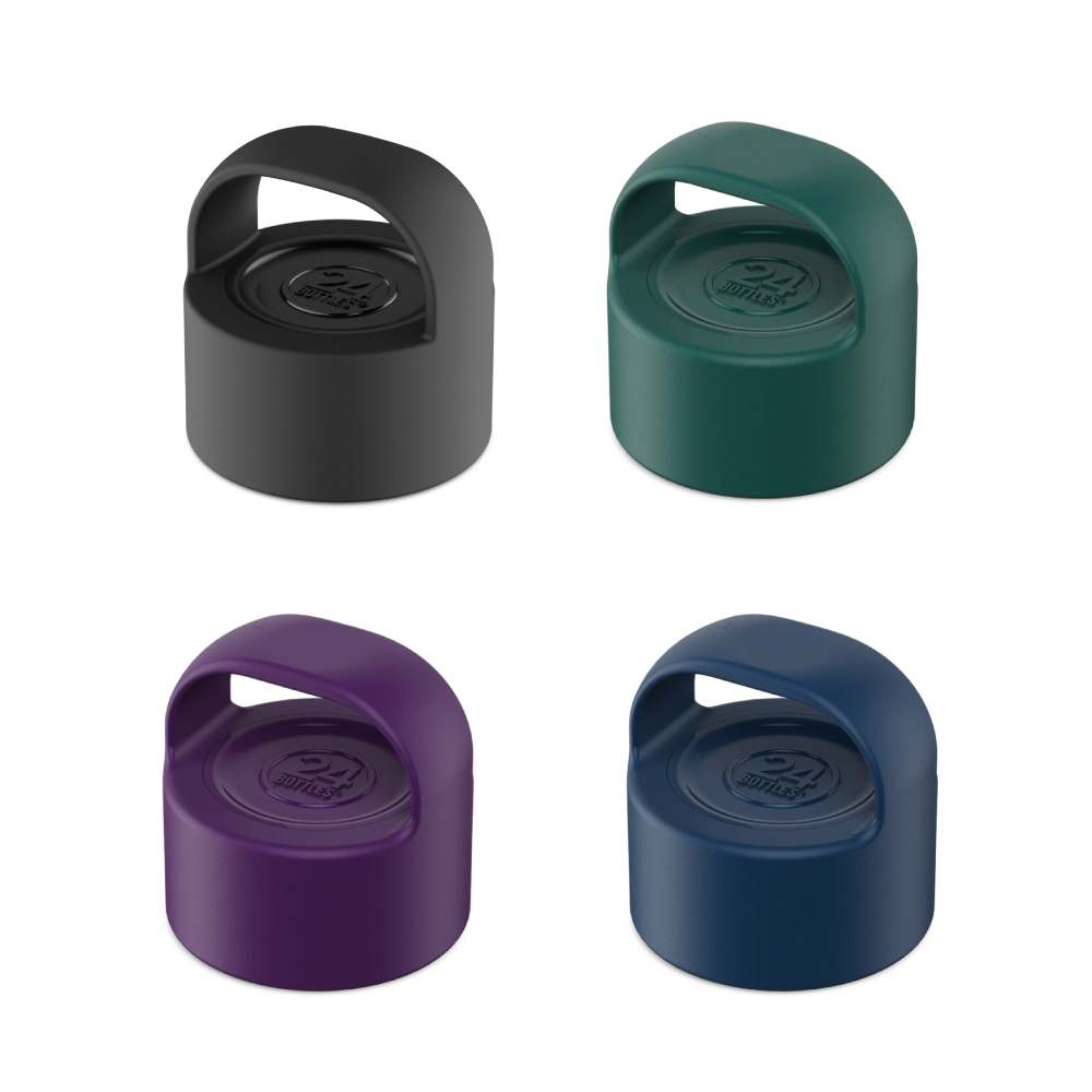 24Bottles Handle Lid - Black ( fit Spin Bottles, Clima and urban bottles)