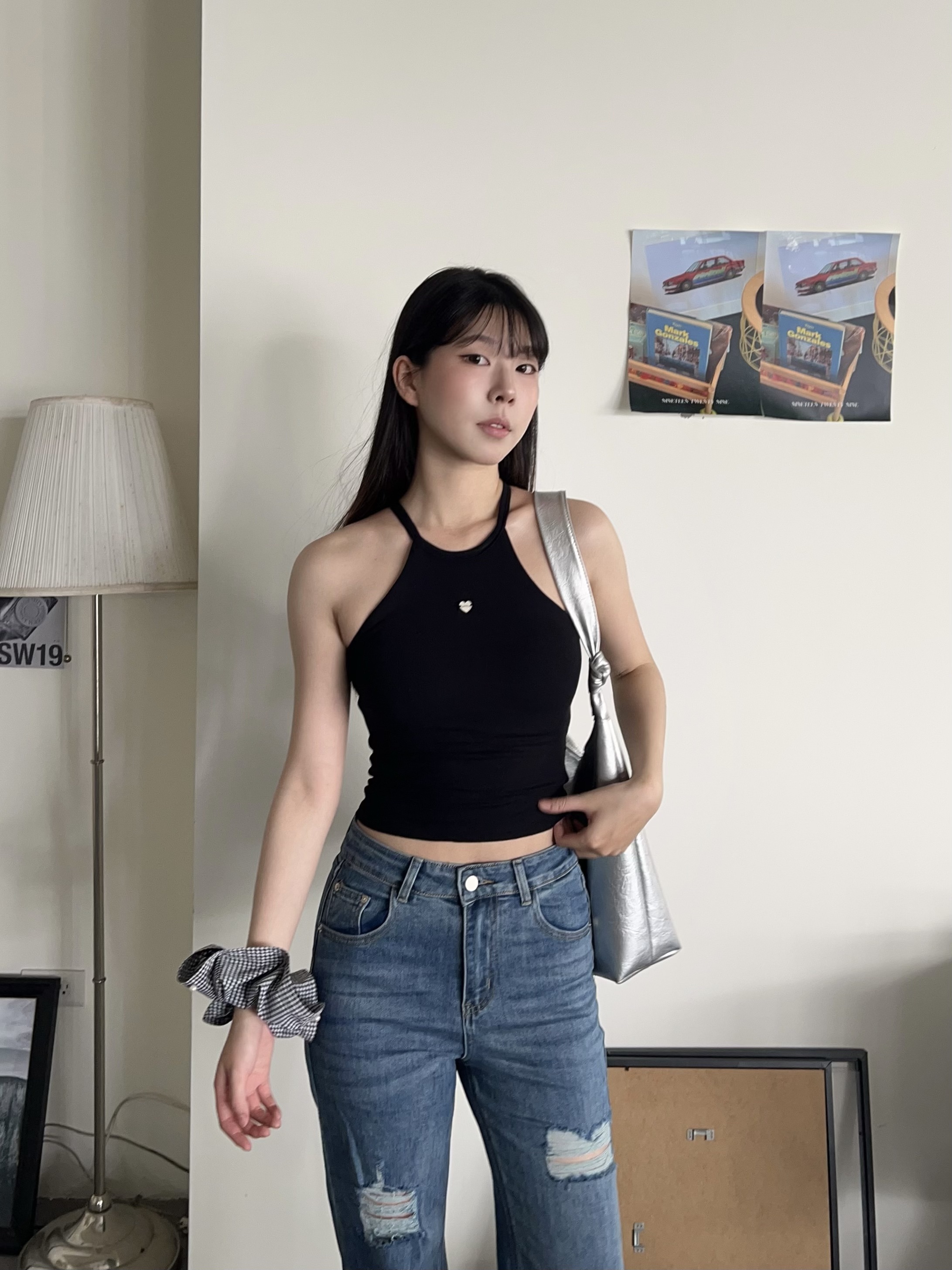 愛心小鐵標削肩小可愛