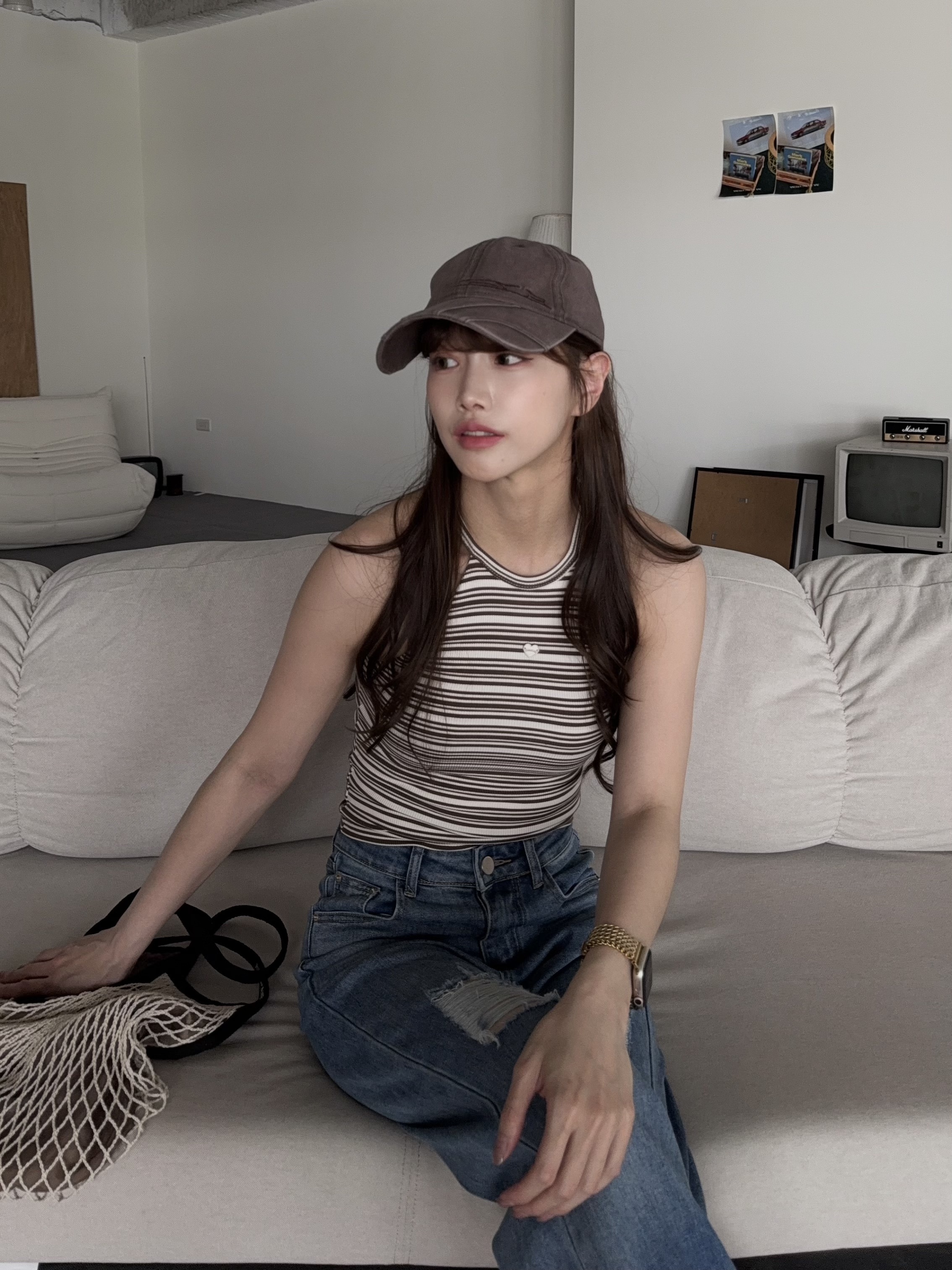 愛心小鐵標削肩小可愛