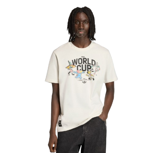 【官網限定】ADIDAS 2026 年 FIFA 世界盃 男 短T 白 KE2038 VII